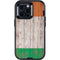 Ireland Flag Dark Wood Otterbox Defender iPhone Skin